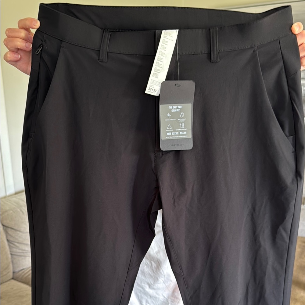 Fabletics 1 Black and 1 Navy Blue Slim Fit Pants. The Only Pant